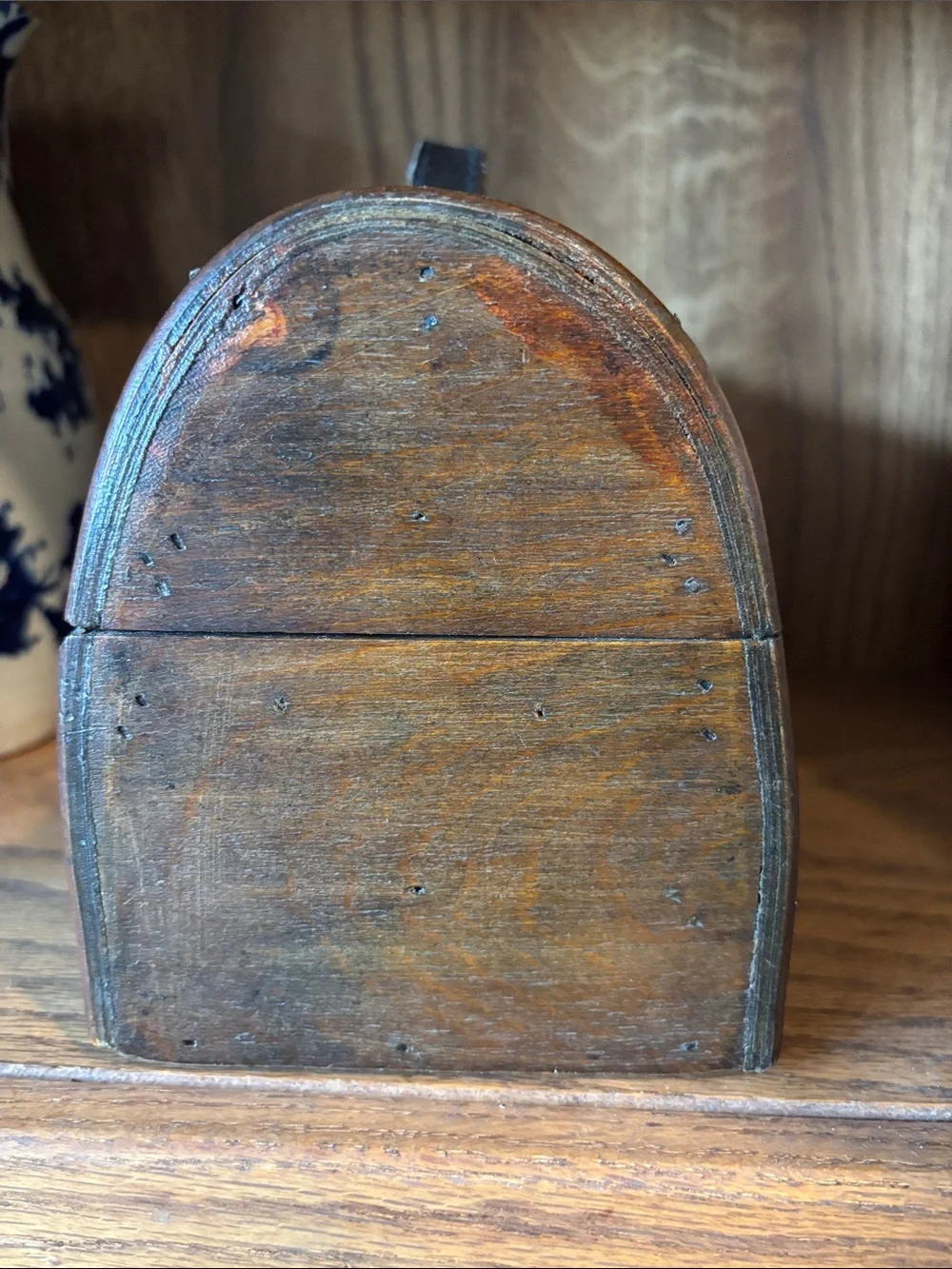 Vintage Brown and Black Travel Chest Bag